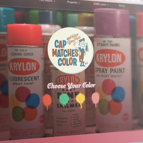 Cap Matches Color - Capturing Vintage Spray Can Aesthetic | Jeff Szuc