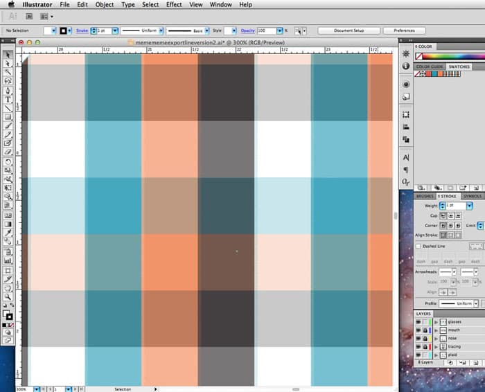 plaid color pattern